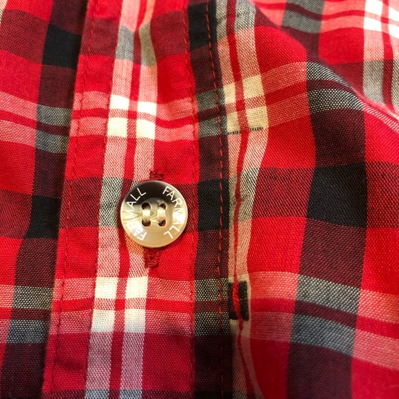 Men Size 2XL McCormick Farmall International Harvester IH Red Plaid short sleeve - Picture 11 of 12